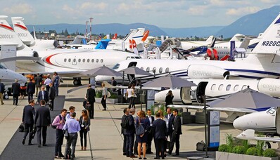 EBACE 2023: Europos verslo aviacijos konvencija ir paroda Ženevoje