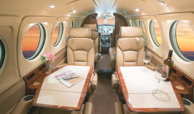King Air 200 privataus lėktuvo nuoma 