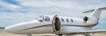 Pilatus PC24 à l'atterrissage