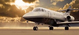 Intérieur luxueux cabine Astra - location de jet privé.