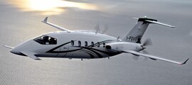 location de jet privé, intérieur CESSNA 406, sièges en cuir tan