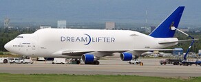 BOEING 747-400 DREAMLIFTER: Krovininių lėktuvų nuoma 