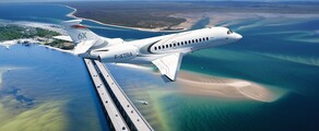 Falcon 6X: Privačiu lėktuvu nuoma