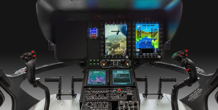 Localisation EC 135 VIP cockpit high-tech et moderne