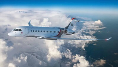 Dassault Aviacija pristato Falcon 10X, galingiausią privatų lėktuvą