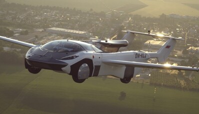„AirCar”: Slovakijos skraidantis automobilis pripažintas revoliuciniu