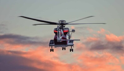 Užsisakykite transportinį sraigtasparnį.