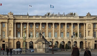 Prabangus viešbutis Paryžiuje: „Hotel de Crillon” – prabanga ir elegancija pačioje Paryžiaus širdyje