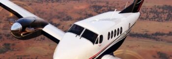 location jet privé - vue cockpit MITSUBISHI MU-2