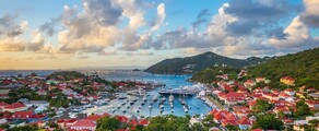 Barbuda - Sent Bartas: pervežimas sraigtasparniu
