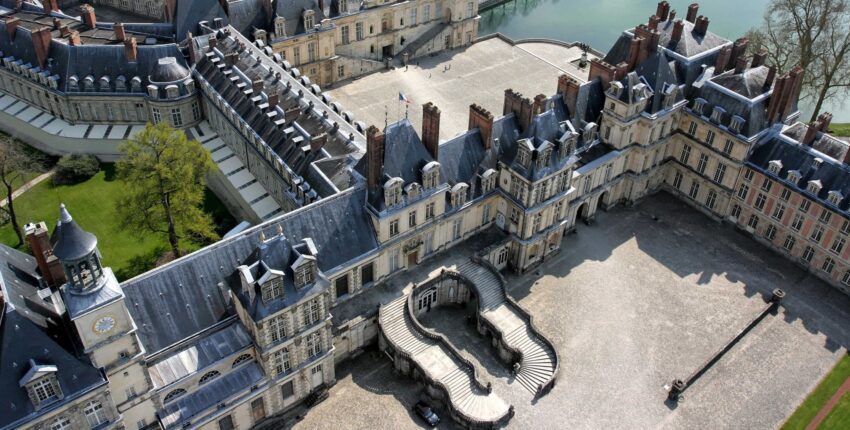 Château de Fontainebleau: skrydis sraigtasparniu