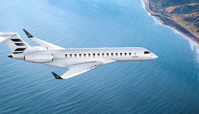 Bombardier Global 8000 kanados gamintojas pradėjo eksploatuoti greičiausią verslo lėktuvą nuo „Concorde” laikų